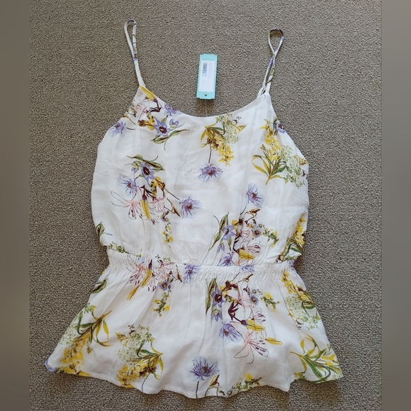 NWT Collective Concepts Kennie Smock detail cami top - Picture 2 of 6